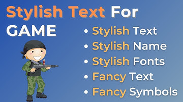 How To Create Stylish Text , Stylish Symbols , Fancy Fonts For Game ? | Best Stylish text Generator