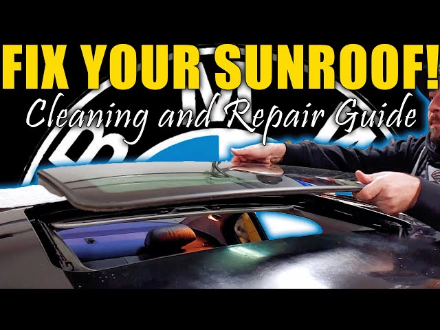 How To Unblock Sunroof Drains (EVEN THE HOLES YOU CAN'T REACH! SUPER EASY!)  