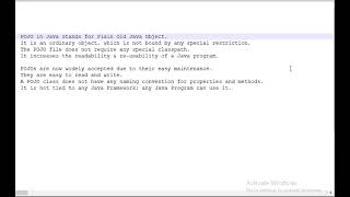 Pojo java class explanation by Arjun #java #automation #immediate #selenium