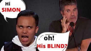 😎 "BLIND CONTESTANT" 😎 [ Top 3 ] Beautiful and Amazing Voices from Blind people!