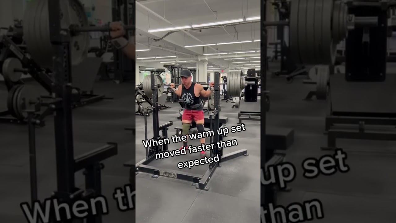 When Your 525LB Squat Warm Up Absolutely Flies