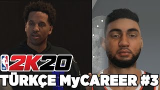 Türkçe NBA 2K20 MyCAREER #3 | OYUNA YÜZÜMÜ EKLEDİM! İŞLER BÜYÜYOR, SEÇMELERE GİDEN YOL...