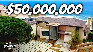 Inside A $50,000,000 Luxury Oceanfront Mansion In Laguna Beach! (NEWLY BUILT)