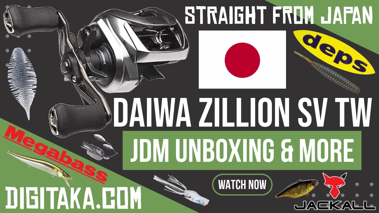 Daiwa Zillion SV TW Unboxing JDM Tackle Straight From Japan Digitaka.com