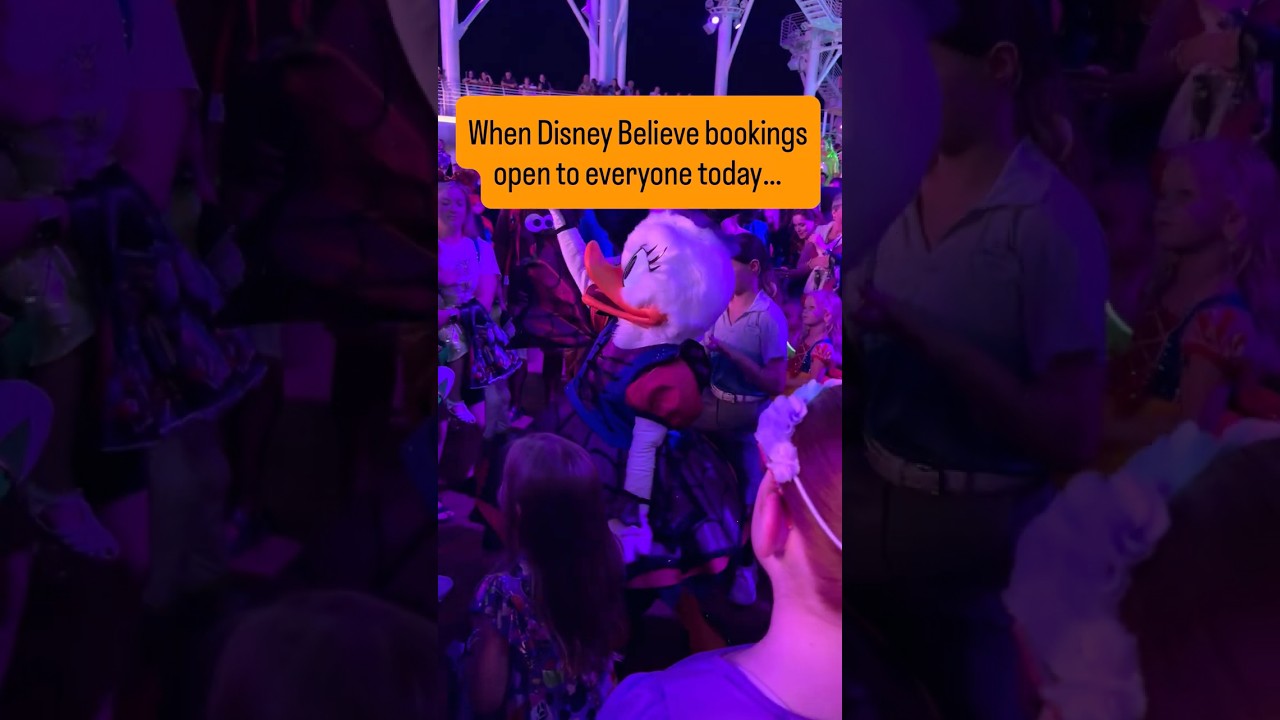 Disney Believe Bookings Are OPEN! Daisy’s Happy Dance