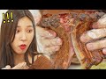 Koreans Try American BBQ For the FIRST TIME! Pork Ribs, Pulled Pork & Brisket