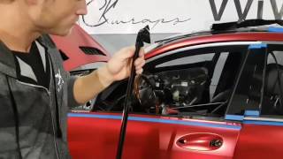 How to vinyl wrap chrome trim. Chrome trim delete using vinyl. By @ckwraps