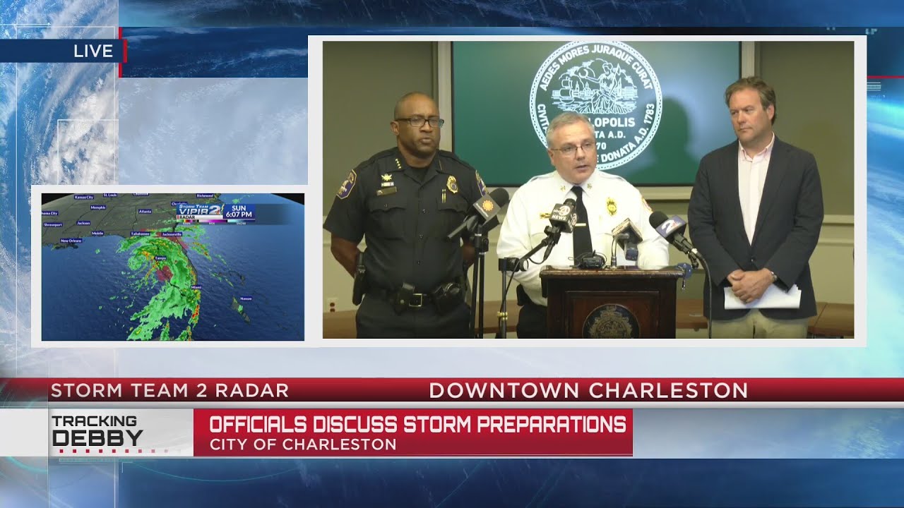 City officials discuss storm preparations - YouTube