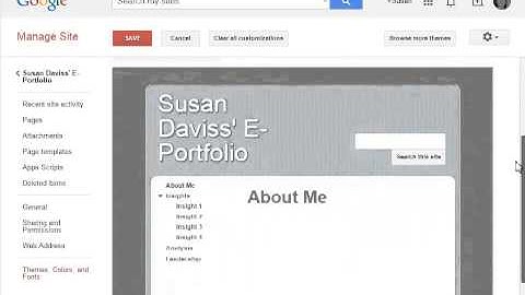 Step 5: GLD E-Portfolio Design