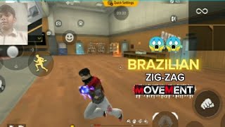 World's Fastest zig zag Movement in free fire History ☠🌍 | play Like Instagram reels style
