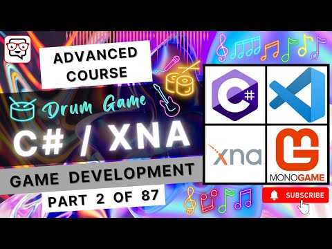 🔴 SlimDX Setup - Drum Game (cf. Guitar Hero®) - XNA and C# Game Development - MonoGame - (Pt. 2)