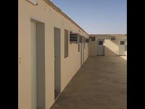 سكن عمال غرف عدد ٢٠ بمكيفات ومطبخ راكب ودورة مياة لكل غرفة