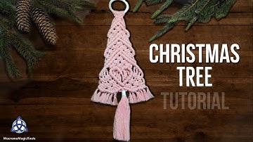 Macrame Christmas Tree Tutorial #2 | Christmas Decorations