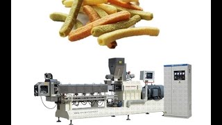 Automatic veggie chips/straws extrusion machinery production line