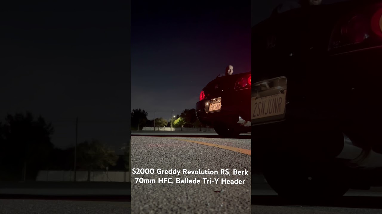S2000 Greddy Revolution RS exhaust clip!