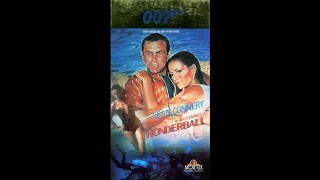 Opening to Thunderball (1965) 1990 VHS