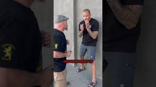 Self defense against a knife ambush attack