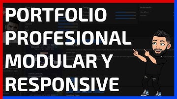 💻 Cómo hacer un PORTFOLIO MODULAR RESPONSIVE - Portfolio Web desde 0 parte 5