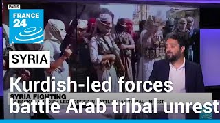 War among the allies: US backed Kurdish-led forces in eastern Syria battle Arab tribal unrest screenshot 5