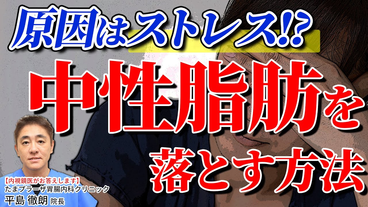 中性脂肪とコレステロールはストレスが影響する!?　家でもできる簡単なストレス解消方 教えて平島先生 No153