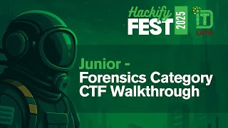 Digital Forensics Junior Category - UITS Hackify Fest CTF | Walkthrough By h4x0r3rr0r