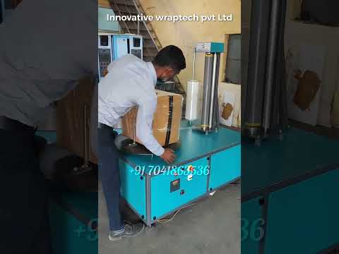 low price cartoon box stretch wrapping machine | box wrapping machine |  📦 पैकिंग