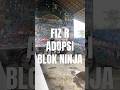 FIZ R PAKE BLOK NINJA SUPERKIPS #viral #engine #2stroke #dragrace #indonesia