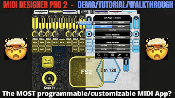 Midi Designer Pro 2 - The most CUSTOMIZABLE Midi App I