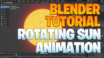 Blender beginner series No. 135 - The Sun animation