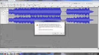 Audacity 2 of 3 - enable mp3 exporting