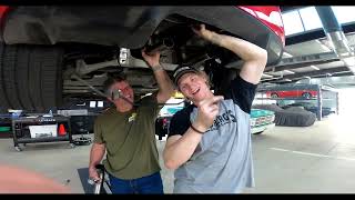 C6 Magnaflow install GOLDBERG'S GARAGE EPISODE 27