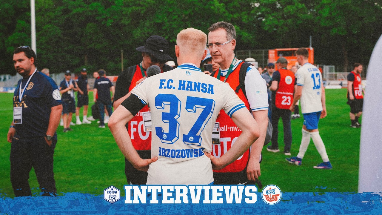 🎤 Interviews nach dem Landespokalfinale: SV Pastow vs. F.C. Hansa Rostock ⚽ #fch