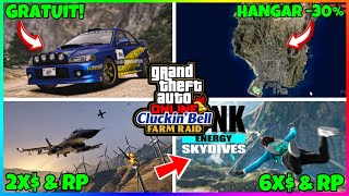 PROMO ET BONUS GTA ONLINE DE LA SEMAINE DU 16/05 & 3 VOITURES GRATUITES SUR GTA5 ONLINE