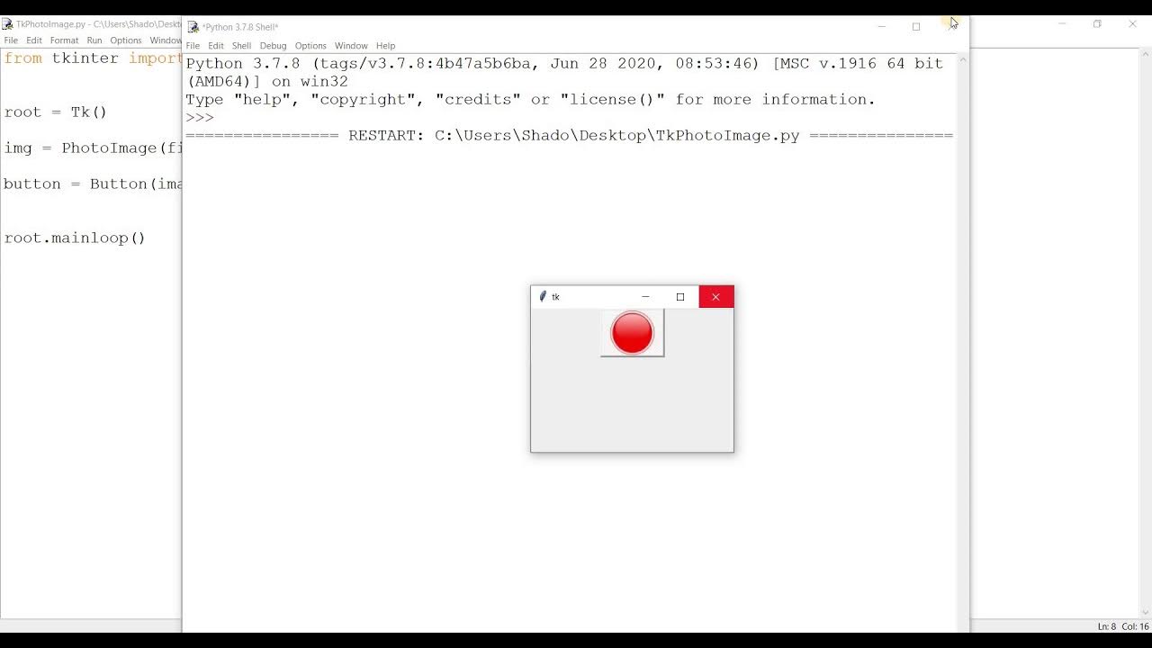 Tkinter PhotoImage - Displaying Images in a Tkinter Window - YouTube