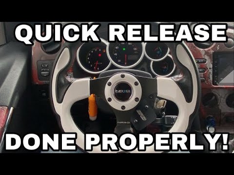 How To Install a Quick Release Steering Wheel (Pontiac Vibe)