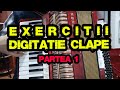 Clape acordeon - 3 Exerciții digitație (partea 1)