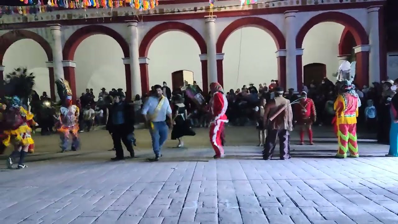 Carnaval San Sebastián Tecomaxtlahuaca 2022 danza del Centro