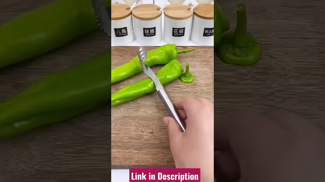 Stainless Steel Chili Corer | Peppers Seed Remover Knife | Barbecue Tools
