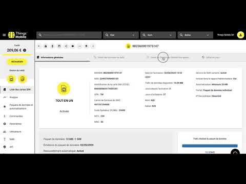 Things Mobile: Comment consulter les historiques détaillés des appels d'une carte SIM IoT et M2M