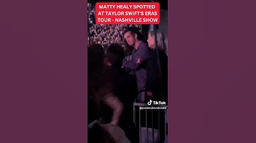 Taylor Swift RUMORED Boyfriend Matty Healy seen at Eras tour #taylorswift #mattyhealy #shorts #viral