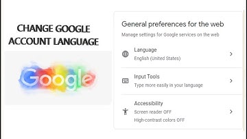Google Language Settings to English | Change Google Account Language Back to English
