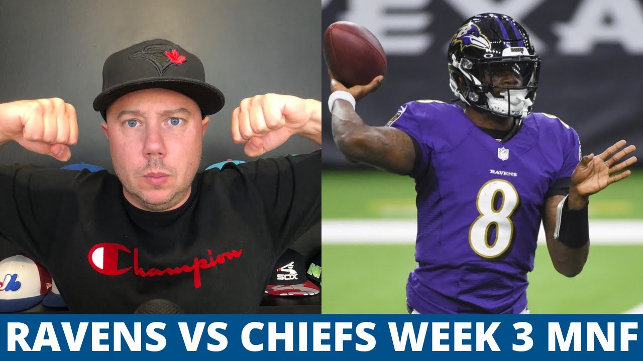 NFL Picks and Predictions Week 3 Baltimore Ravens vs Kansas City Chiefs Pick Mon Nite