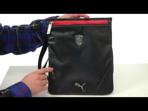 puma ferrari leather bag