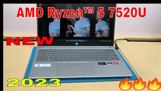 HP Laptop 15 2023 with Ryzen 5 7520U Unboxing & Review: A Big Performance  Failure! - YouTube