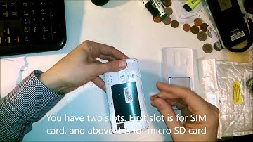 How to insert SIM and SD card into LG G3