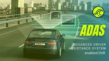 ADAS advanced driver assistance system enabled DVR for car