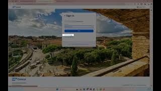 Logging Into Concur