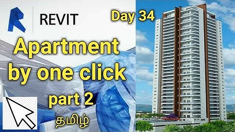 How to create Apartment building in revit part2 |Day34| #fulltamiltutorial #தமிழ் #Bala #Revit