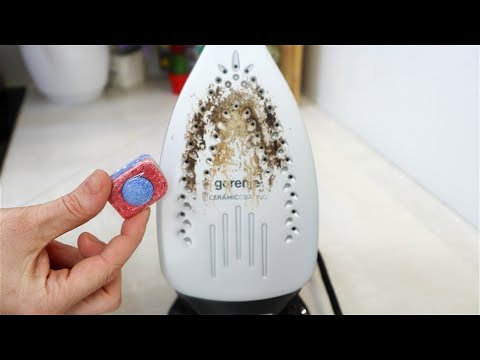Očistite peglu za 30 sekundi 😲 na jednostavan način