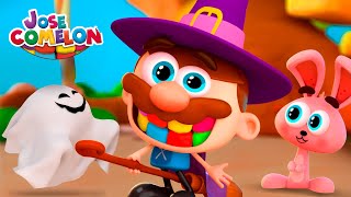 Stories For Kids Jose Comelon Learning Soft Skills - Halloween Flying Broom!!! Totoy